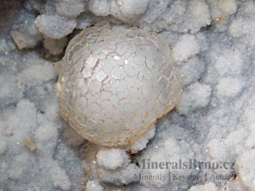 Thomsonit - Pustý Vrch, Folknáře u Děčína