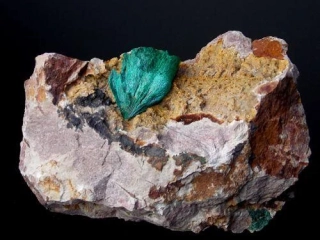 Malachit - Kerrouchene, Khenifra Province, Maroko