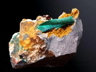 Malachit - Kerrouchene, Khenifra Province, Maroko